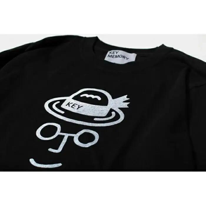 《1》レディースL・メンズS～M　麦わらロングTシャツ　BLACK