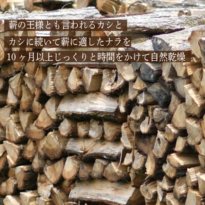 薪 【カシ・ナラ 太・中割り】 約20kg 薪 MZ001