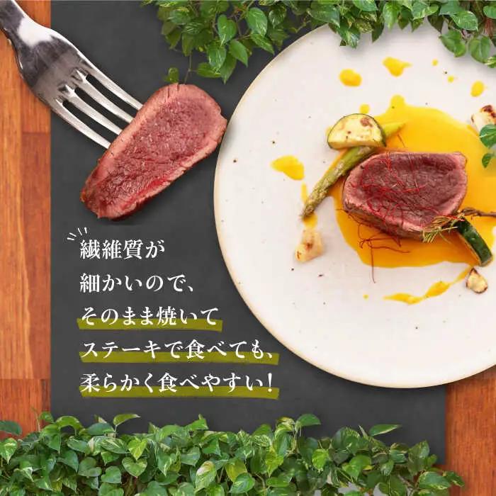 鹿肉 背ロース 2枚  ジビエ 赤身 冷凍配送 [AJAO066]
