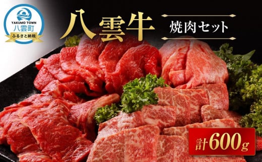 八雲牛 焼肉セット 総重量600g 【 牛肉 肉 北海道 八雲町    】