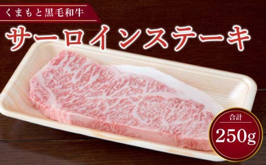 くまもと黒毛和牛 サーロインステーキ 250g 肉 お肉 牛 牛肉 和牛 サーロイン ステーキ 熊本 冷凍