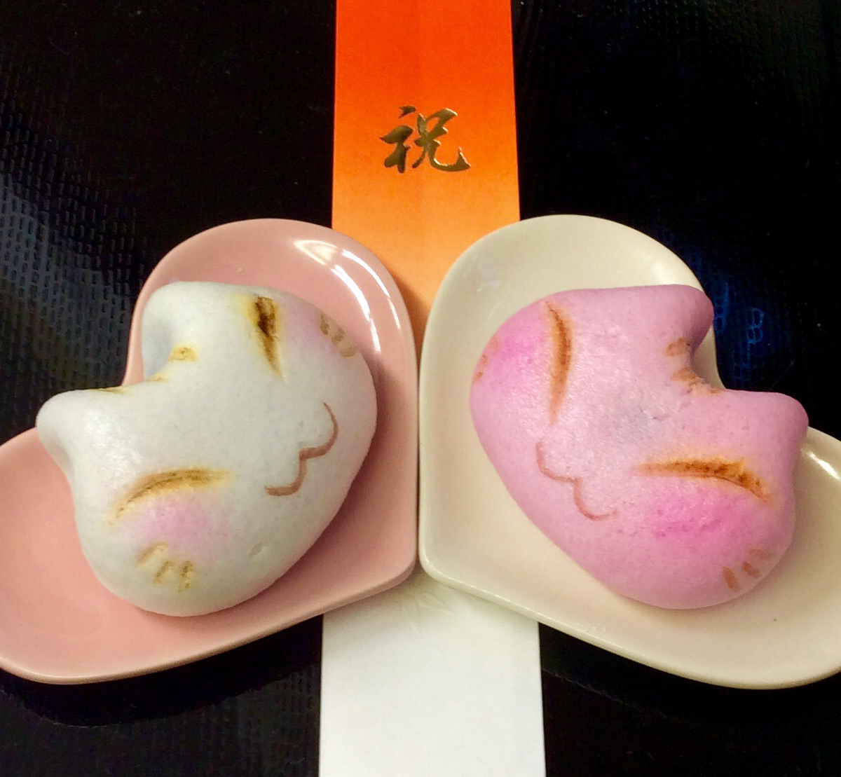 京都猫スイーツ 紅白猫まんじゅう 6個入 [0325]_イメージ5