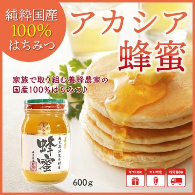 ふるさと納税 南九州市 純粋国産100%アカシア蜂蜜600g