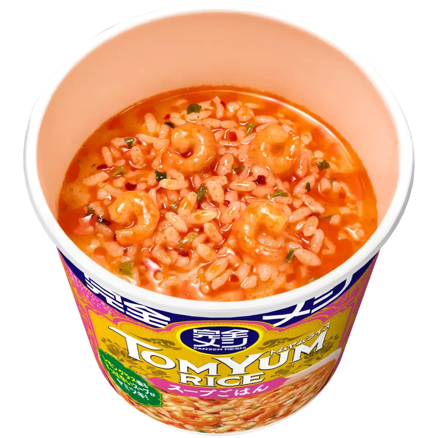 完全メシ トムヤムライス × 旨辛ユッケジャン 計2ケース（各1ケース）/ 完全メシ トムヤムライス 旨辛ユッケジャン エスニック 日清 非常食 保存食 / 栗東市 / 日清食品株式会社[BIBI06