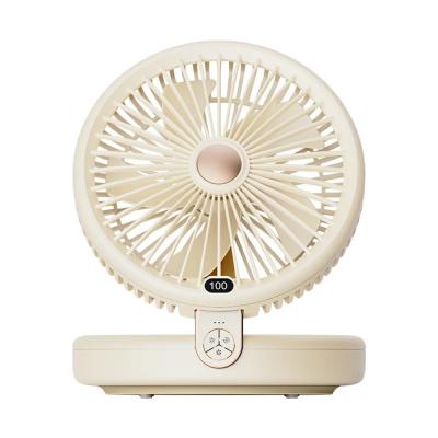 ふるさと納税 名古屋市 【ベージュ】扇風機 多機能 デスクランプ ファン 卓上 壁掛け 2WAY仕様
