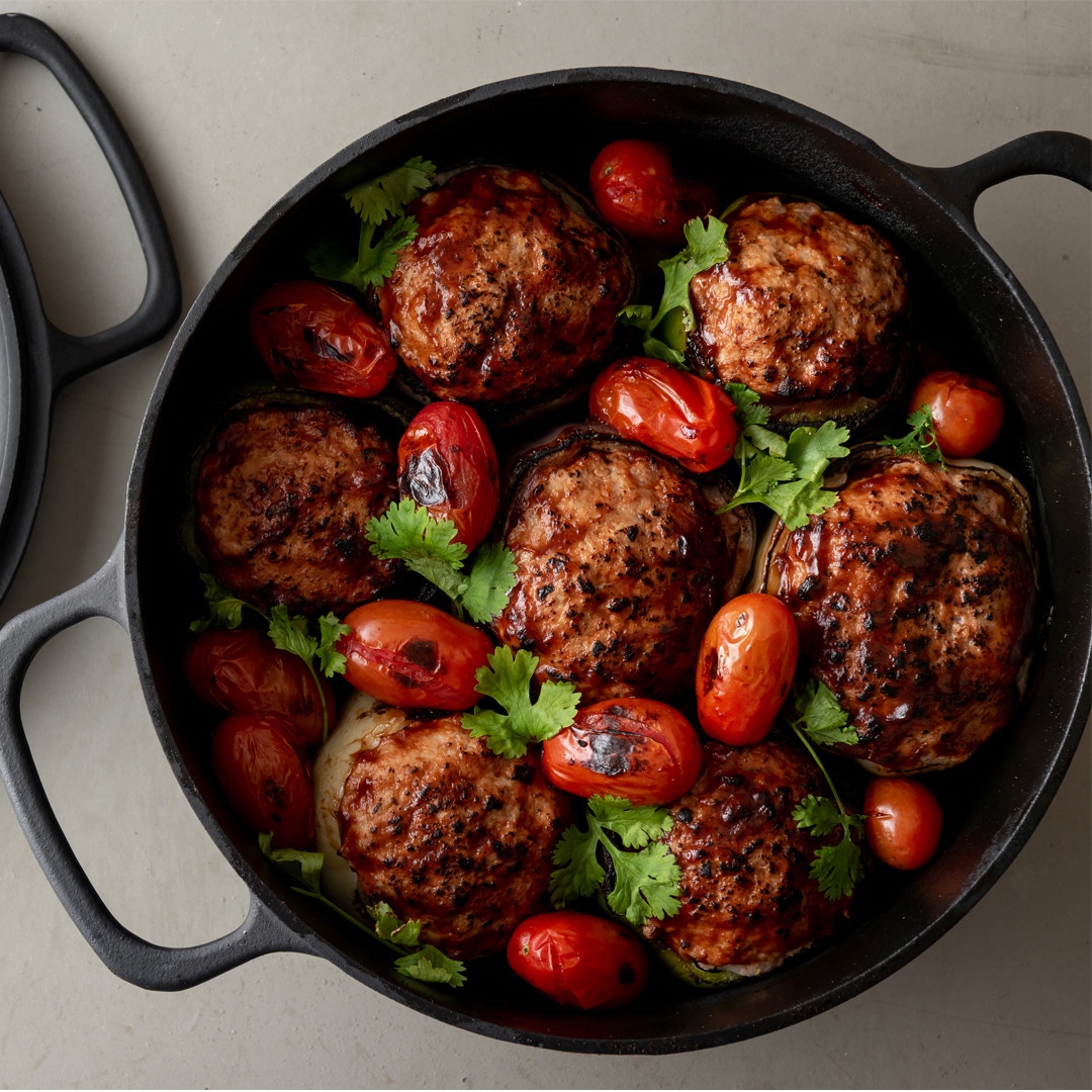 四元豚 生ハンバーグ 6個 【1127】