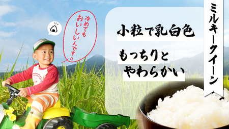 80P9402 【令和5年産】ファームとのせ「ミルキークイーン 10kg (5kg×2)」
