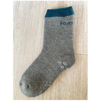 ふるさと納税 葛城市 RunNextアンゴラ入りあったかソックス/靴下★グレー