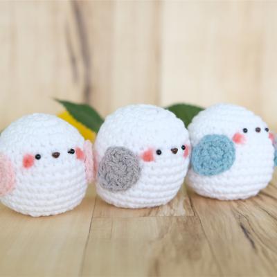 ふるさと納税 小郡市 雑貨 ほっこり寄り添う シマエナガちゃんのあみぐるみ 3個 セット[No5354-0235]