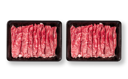 【お中元】宮崎牛　赤身すきしゃぶ800g　4等級以上　国産牛肉＜1.6-28＞Y
