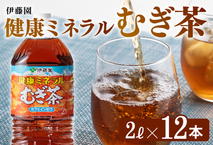 伊藤園 健康ミネラル むぎ茶 2L×12本 PET【お茶 お茶麦茶 ムギ茶 飲料お茶麦茶 水分補給お茶麦茶 備蓄お茶 ソフトドリンクお茶麦茶 ペットボトルお茶麦茶 カフェインゼロお茶麦茶 カロリーゼロお茶麦茶】