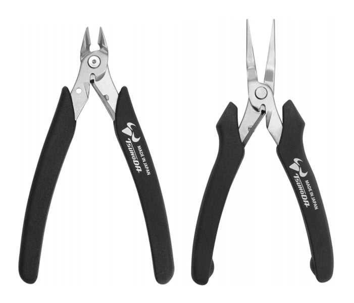 
                  (TND-04) 電子工作に！ステンレスニッパー & 先細リードペンチ2点セット FC021044
                