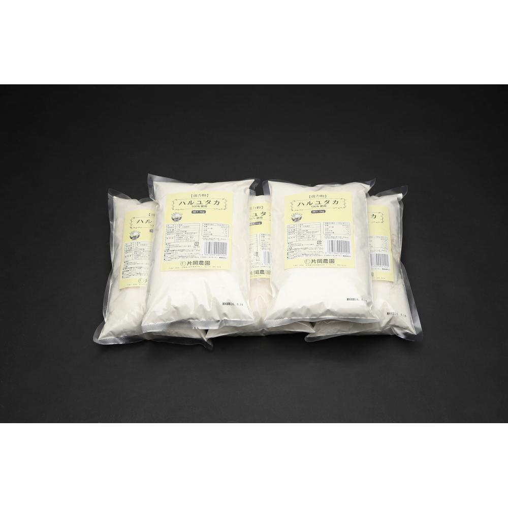 【ふるさと納税】ハルユタカ100％強力粉　1kg×5袋 | 小麦粉 食品 加工食品 人気 おすすめ 送料無料