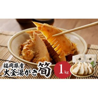 ふるさと納税 八女市 ≪道の駅たちばなオリジナル≫大釜湯がき筍 1kg(2025年4月〜発送開始) | 