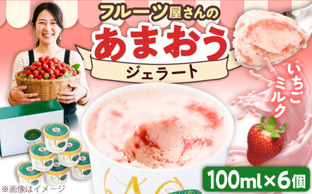 あまおう ジェラート 6個[BGAG007] ジェラート いちごミルク