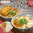 【ふるさと納税】【12回定期便】【麺や八刻丸】 きしめん カレーうどん 8食セット うどん 冷凍 名物 多治見市 / つむぎ [TEF018]