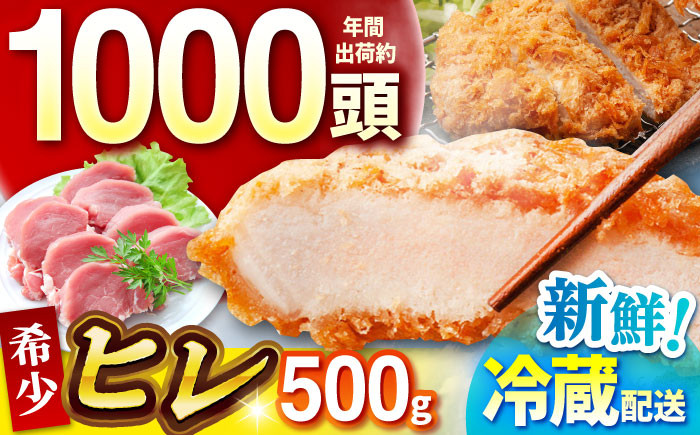 
            豚ヒレ 500g / 国産 三元豚 豚肉 豚ヒレ肉 豚 ヒレ ひれ ヒレ肉 切り落とし トンカツ とんかつ [AMAB007]
          