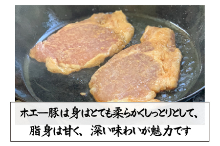 【精肉屋さん直送】宮崎県産ホエー豚ローストンテキ用 6枚（豚肉 豚 ロース ステーキ 豚ロース肉 トンテキ用 ご家庭用 冷凍）