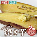 【ふるさと納税】【期間限定】【特品】みやさこさん家の焼き芋　2本（合計800g以上） いも 芋 国産 さつま芋 焼芋 紅はるか べにはるか【宮迫農園】