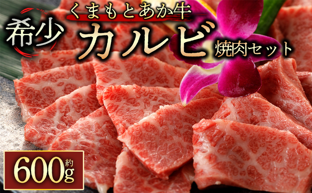 
くまもとあか牛カルビ焼肉用600g 阿蘇牧場 熊本県 阿蘇市
