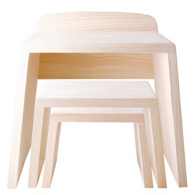 ふるさと納税 那須塩原市 とちぎ桧のお風呂いす(中)高さ27cm |  | 03