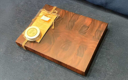 【木工房秀暖】沖縄県産木材100% カッティングボード (中) まな板 日本製 木製 キッチン用品 調理器具 沖縄市 / コザ工芸館ふんどぅ[BCAU024]