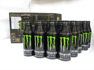 エナジードリンク モンスター モンスターエナジー ボトル缶 500ml × 24本 【 モンスター MONSTER モンスターエナジー エナジードリンク 高麗人参 クエン酸 アルギニン ビタミン 飲料