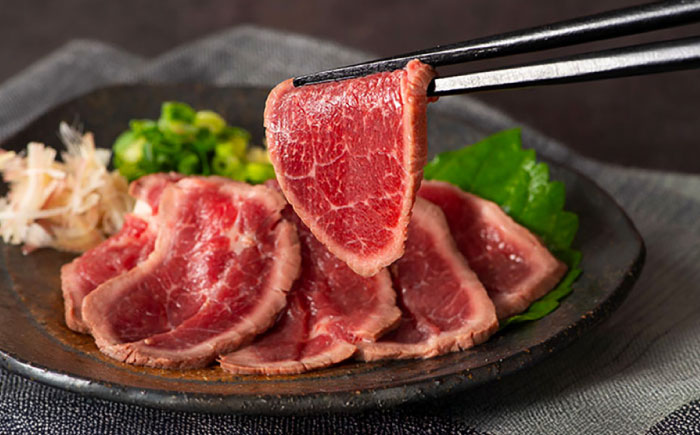 ふじ馬刺し詰合せ【雅】 / 食べ比べ 国産 馬肉 赤身 熊本県 菊陽町 【株式会社フジチク】 [BHAD105]