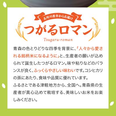 ふるさと納税 五所川原市 【令和7年産米】 特別栽培米 青天の霹靂 + つがるロマン 10kg ( 5kg ×2) |  | 02