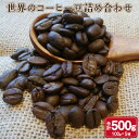 【ふるさと納税】世界の コーヒー豆 詰め合わせ 500g 100g×5種 コーヒー 珈琲 自家焙煎 飲料 ドリンク 飲み比べ お取り寄せ 熊本県 阿蘇 高森町 送料無料