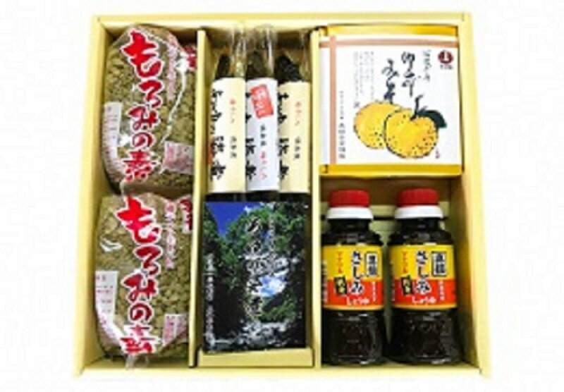 【ふるさと納税】 調味料 ギフト セット 阿波魚菜 味噌 醤油 もろみ 鮎 徳島県産 母の日 父の日 プレゼント 贈答品 お中元 贈り物 ふるさと 詰め合わせ 真鍋本家うまいもんセット