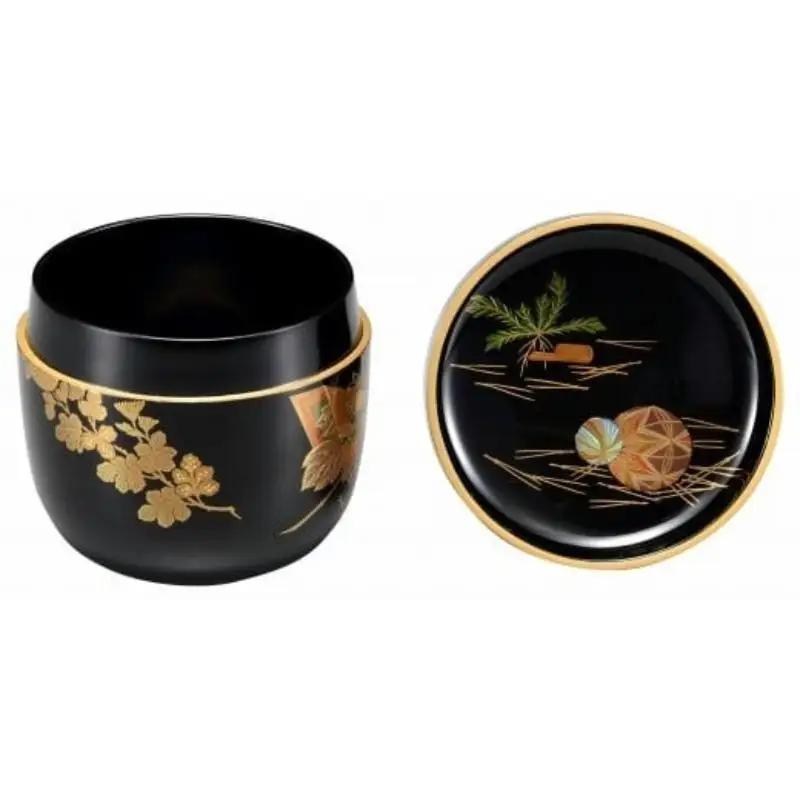 輪島塗　大棗（五節句蒔絵） wa013 塗　棗　茶　漆器　漆器