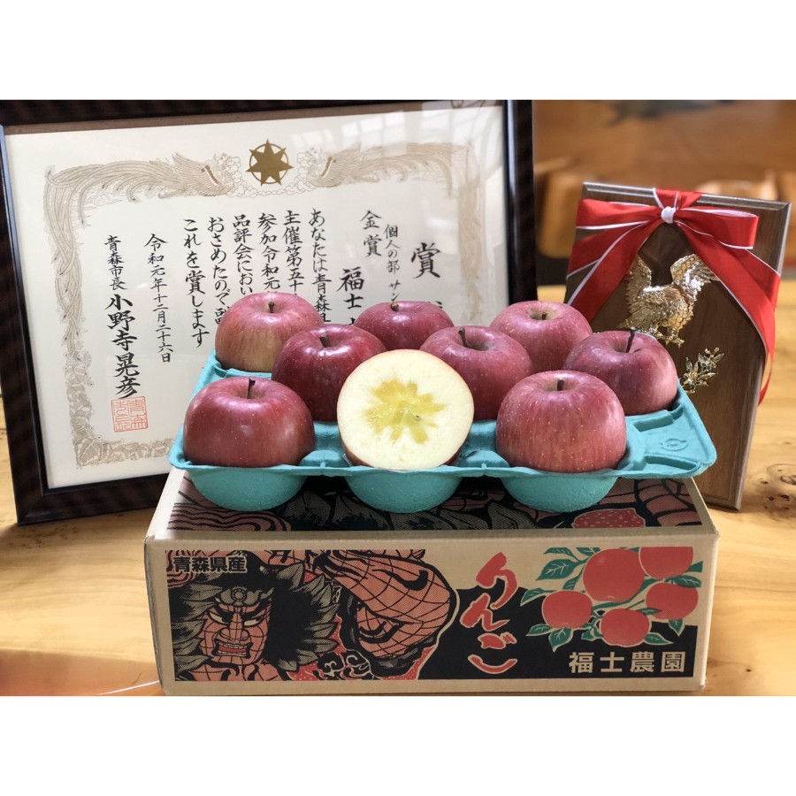 【もったいない！を食べよう】＜福士農園＞サンふじ家庭用 3kg