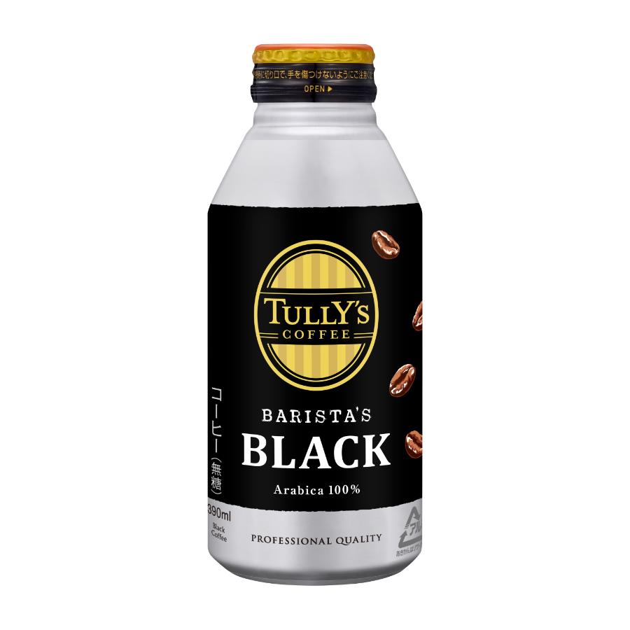＜伊藤園＞TULLY'S COFFEE BARISTA'S BLACKボトル缶390ml×24本