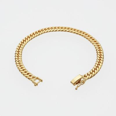 ふるさと納税 魚津市 K18 ダブル六面喜平ブレスレット 18cm-20g造幣局検定マーク入り |  | 01