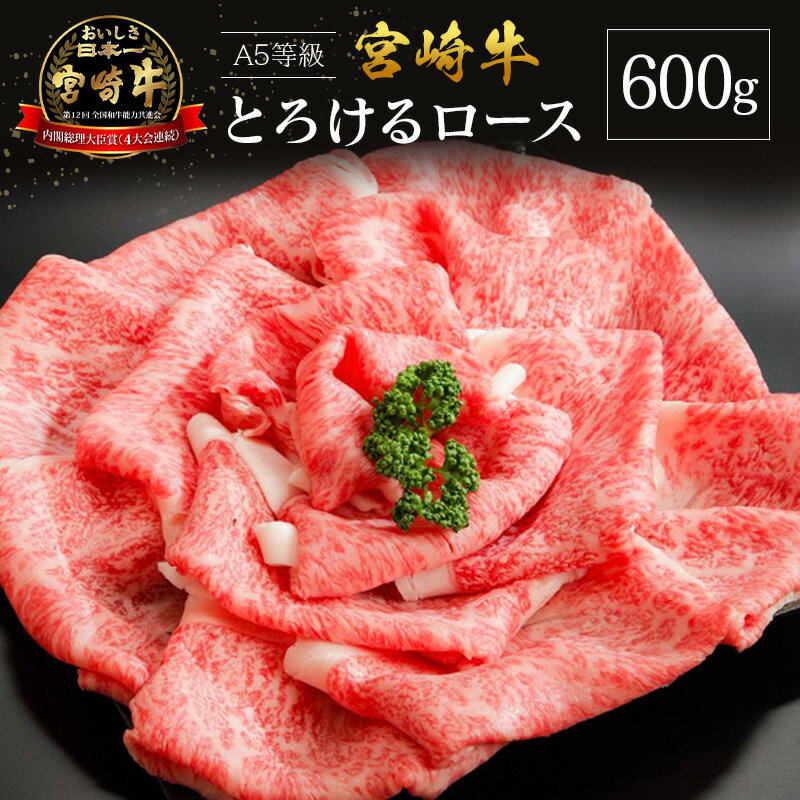 【ふるさと納税】【産地直送】宮崎県産 A5等級 宮崎牛 とろけるロース