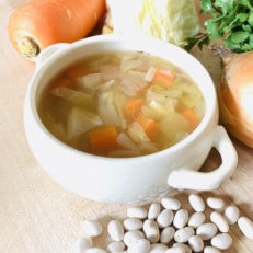 白樺樹液の豆と野菜のスープ　十勝ブランド登録品