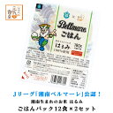 【ふるさと納税】[ベルマーレごはん] Jリーグ湘南ベルマーレ公認！伊勢原市産【はるみ】ごはんパック12食×2箱｜米 パックごはん ギフト 贈りもの お手軽 保存食 ブランド米 [0135]