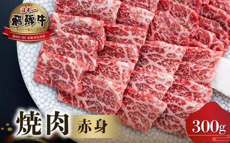 飛騨牛 赤身 焼肉用 300g 高山米穀 飛騨牛 [S550]
