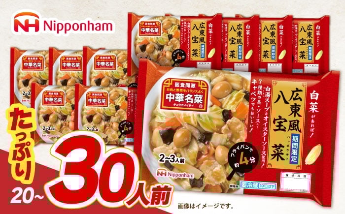 
            中華名菜 広東風八宝菜 (2～3人前) 10個セット / 中華 八宝菜 惣菜 冷蔵 簡単調理 晩御飯 フライパン調理 ワンパンメニュー  1万6千円　オンライン ワンストップ / 諫早市 / 日本ハムマーケティング株式会社 [AHAL017]
          