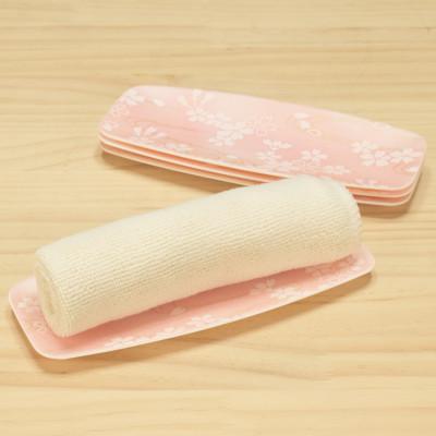 ふるさと納税 かつらぎ町 友禅和紙 おしぼり トレー 桜 流水紋 5枚セット 食洗機対応の和風おしぼりトレー |  | 01