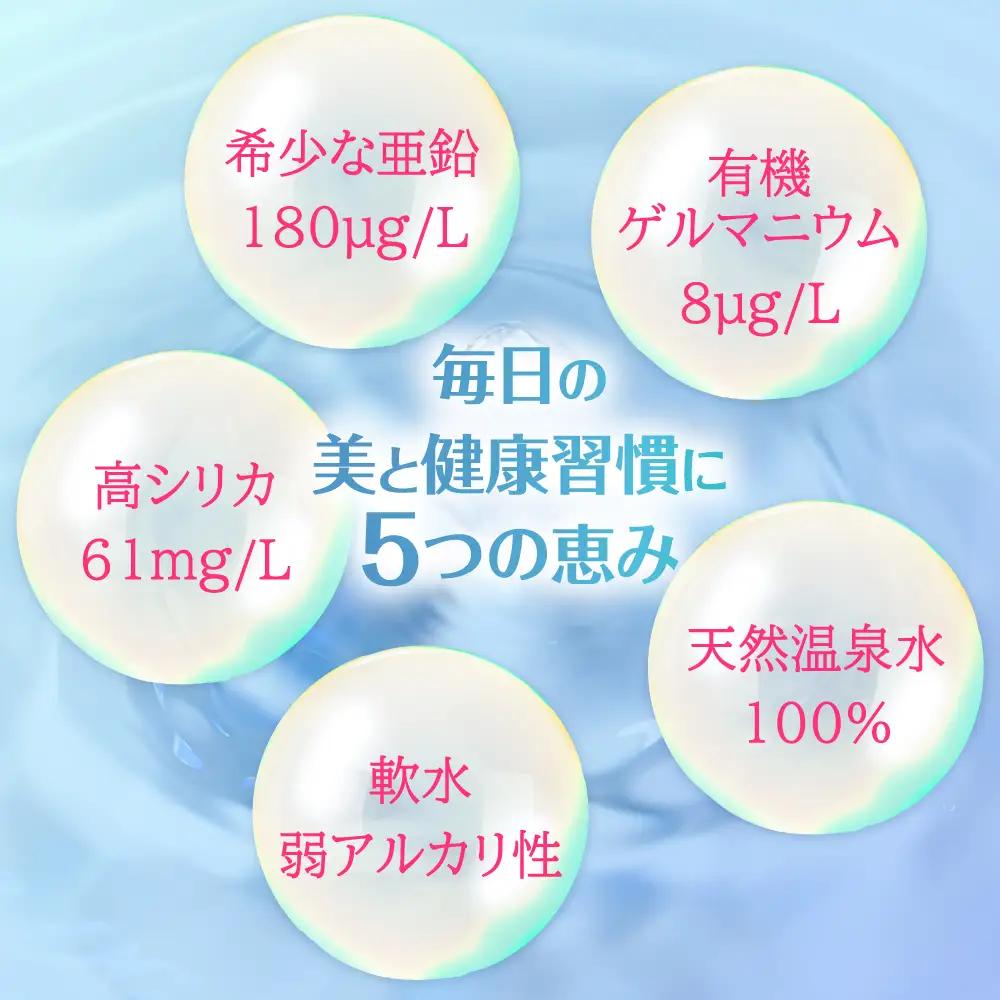 【全3回定期便】天然温泉水RYUSEKI 500ml×24本−ペットボトル　日田市 / 株式会社竜石 温泉水 ミネラルウオーター 天然水[ARCD007]