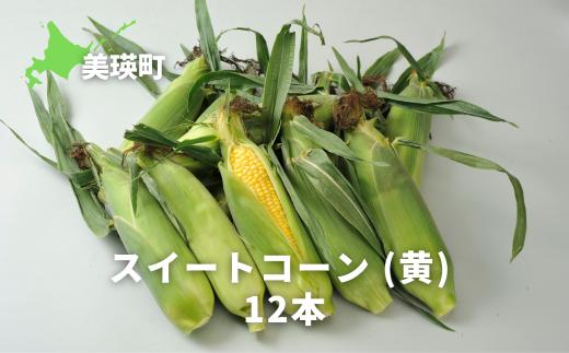 【先行予約】とうもろこし スイートコーン（黄）12本 <令和8年産 >サスケの家 [014-98]