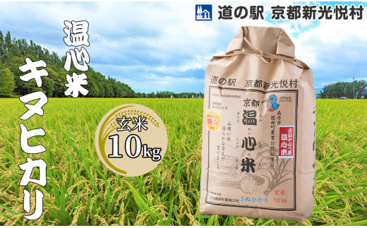 【新米】【道の駅 京都新光悦村】温心米キヌヒカリ「玄米」10kg[髙島屋選定品］019N524 【令和６年産新米予約】