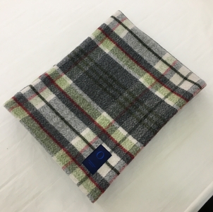 [睡眠環境・寝具指導士 推奨] タスマニアラムウール混毛布 90×140cm グリーン SH-34911LGR [3704]