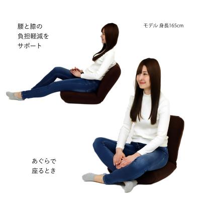 ふるさと納税 坂戸市 産学連携　あぐら座椅子3　グレー |  | 03