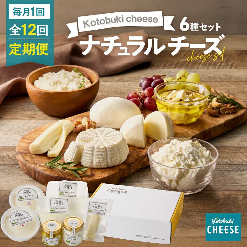 【ふるさと納税】【全12回 定期便】 kotobuki cheese ナチュラルチーズセット チーズ ナチュラルチーズ フレッシュチーズ セット オリジナル モッツアレラ リコッタ さける ギリシャヨーグルト 美味しい ふるさと納税 鹿児島 鹿屋市 おすすめ ランキング プレゼント ギフト