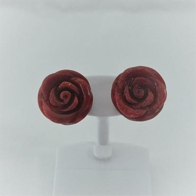 ふるさと納税 伊勢市 珊瑚ピアス・バラ 1324