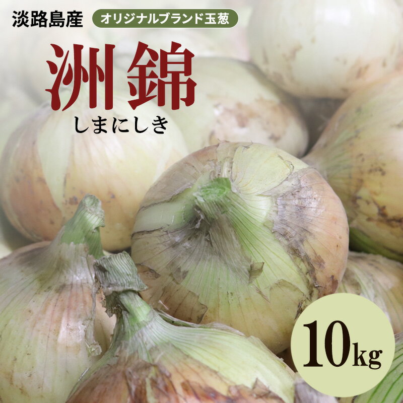 【ふるさと納税】10kg オリジナルブランド 玉葱 洲錦 (しまにしき) 商標登録商品 玉ねぎ タマネギ 野菜 旬の野菜 季節の野菜 兵庫県 洲本市 淡路島　お届け：2026年6月上旬～2027年2月上旬