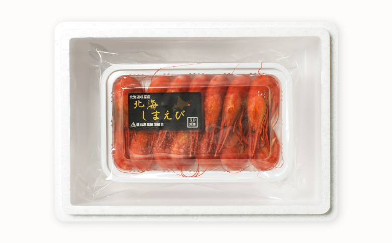 【北海道根室産】北海しまえび250g×3P(計33～48尾) F-20012